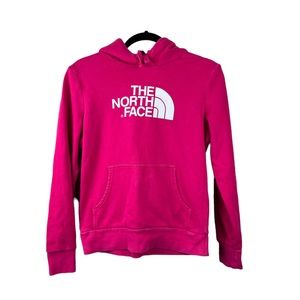 The North Face Women’s Hoodie‎ Pink Long Sleeve Pull Over Sweatshirt Size Small